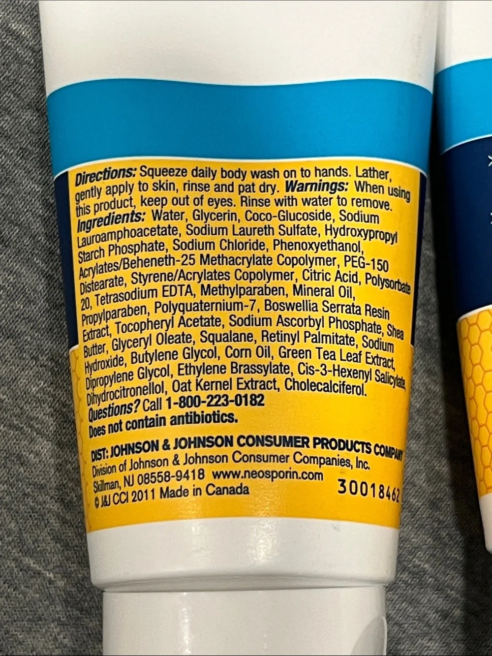 NWT Neosporin Moisture Essentials Daily Body Wash (1.8 oz) (Pack of 2)